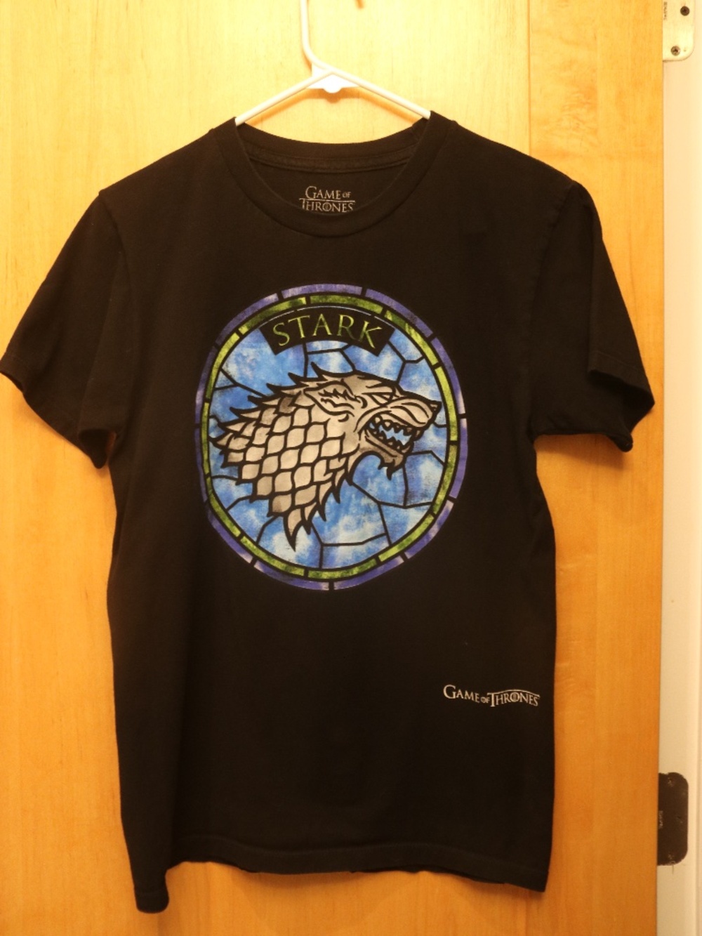 HBO House Stark Women's Tee Shirt, Size Small
